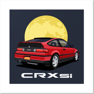 CRX SI Classic Car Posters and Art